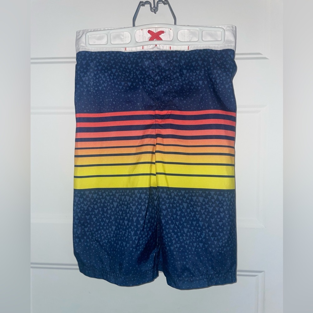 George Boy’s Swim Trunks with Rainbow Stripes US 8-10y